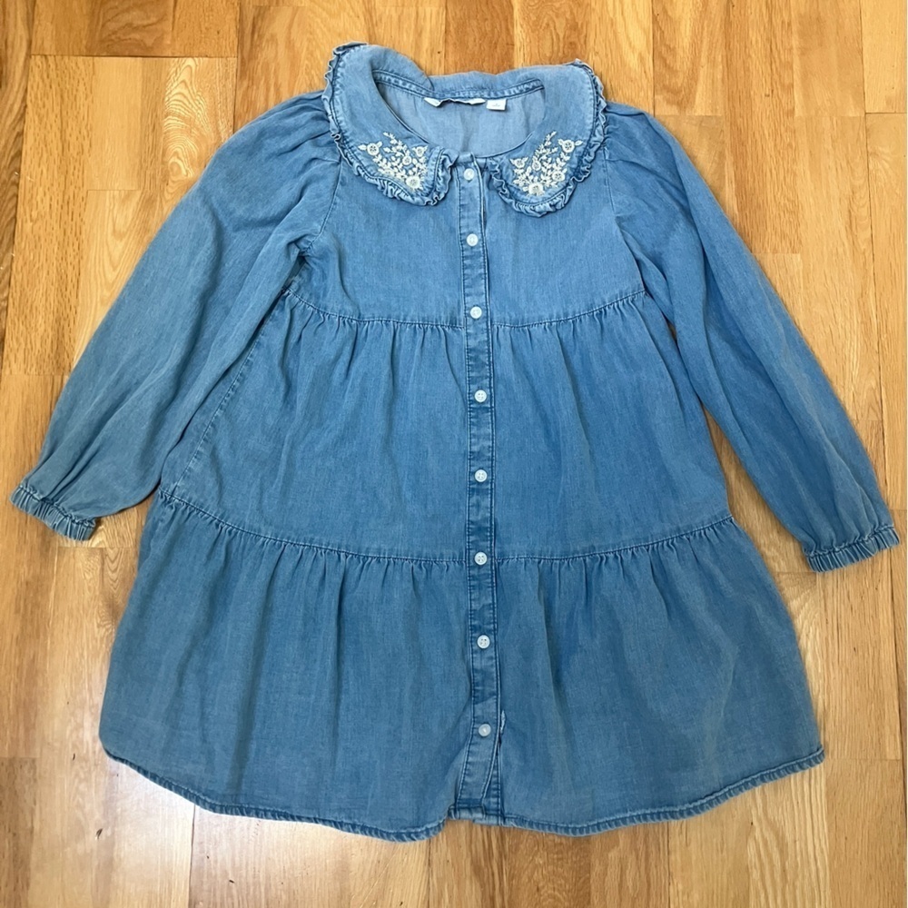 Janie and Jack The Statement Collar Dress